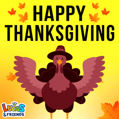Thanks Giving GIF by Lucas and Friends by RV AppStudios