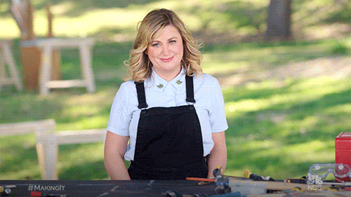 parks and rec wink GIF by Making It
