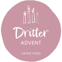 Christmas Candles Sticker by Hanse Haus