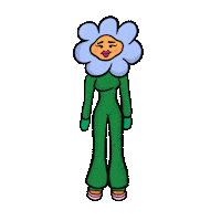 Flower Hello Sticker by JellaCreative