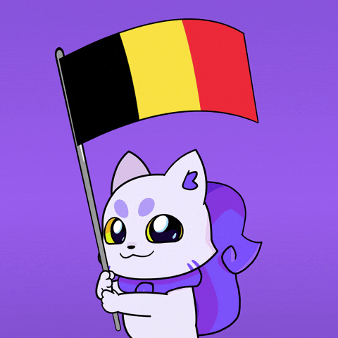 Chocolate Flag GIF by Lucky Kat Studios