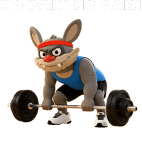 Working Out Six Pack Sticker
