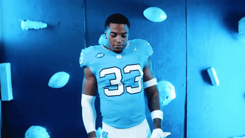 North Carolina Football GIF by UNC Tar Heels