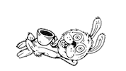 Easter Bunny Art Sticker by Single O
