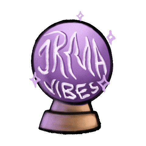 hausofiggs giphyupload vibes ball purple Sticker