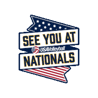 Open Championship Nationals Sticker by USA Volleyball