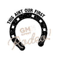 GMHcommunities western rodeo summit horseshoe Sticker
