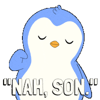 Deny No Way Sticker by Pudgy Penguins