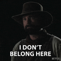 I Dont Belong Here Little House On The Prairie GIF by NETFLIX