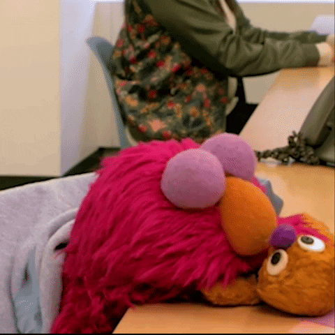 Tired Good Night GIF by Sesame Street