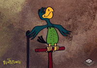 happy the flintstones GIF