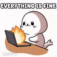 Burning Its Okay GIF by Sappy Seals