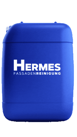 Fassadenreinigung Kanister Sticker by Hermes Reinigungssysteme