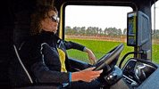 Wave Driving GIF by DAF Trucks NV