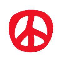 karmacola red peace karma peace sign Sticker