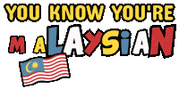 Malaysia Merdeka Sticker by Passionationco