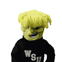 no thank you wu shock Sticker by Wichita State University