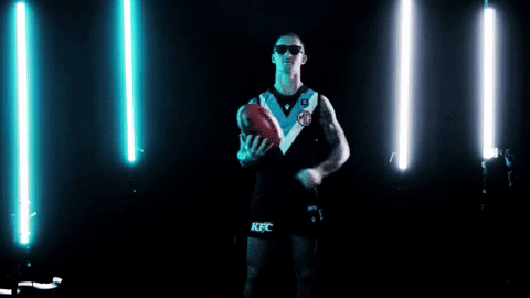 Aussie Rules Deal With It GIF by Port Adelaide FC