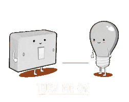 Turn On I Love You Sticker by Sam Omo