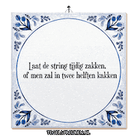 Humor Stress Sticker by Tegelspreuken.nl