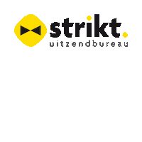 Striktier Sticker by Strikt Uitzendbureau