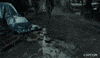 Walking Raining GIF by CAPCOM