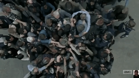 the walking dead some guy GIF
