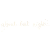 Happy About Last Night Sticker