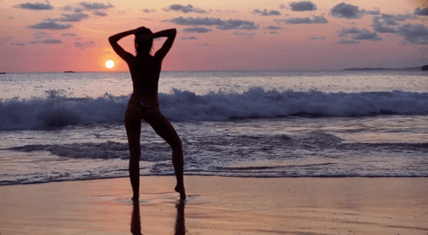 Bianca Balti Beach GIF by Sports Illustrated Swimsuit