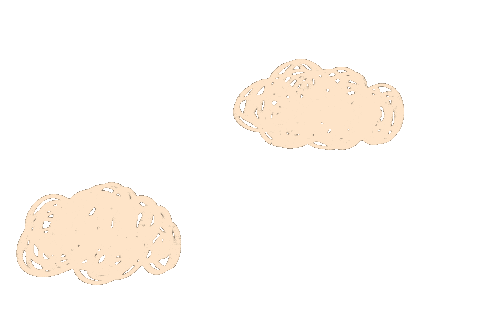 Floating Clouds Weather Sticker