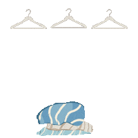 ilbianconiglio closet sara il magliette Sticker