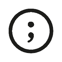 iseesea mental health semicolon iseesea Sticker