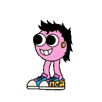 Surprised Neon Sticker by Cinq Music