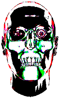 Art Face Sticker by badblueprints