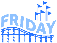Happy Days Of The Week Sticker by Six Flags