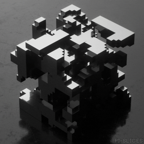 Black And White Art GIF by Pi-Slices