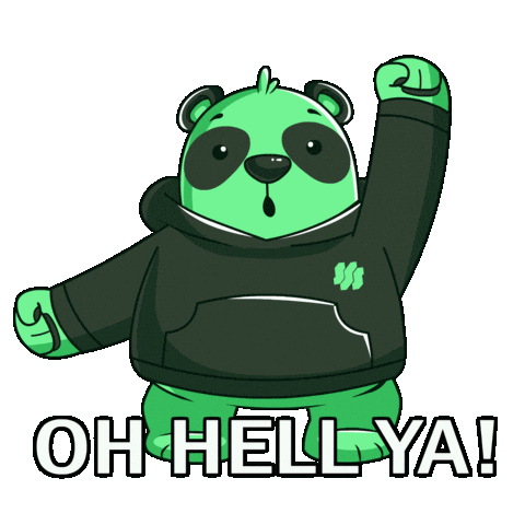 Celebrate Oh Yeah Sticker by SuperVerse