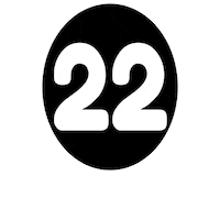 Number Blanco Sticker