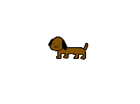 konomiracle dog crazy animal long Sticker