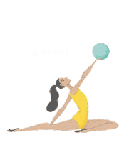 rhythmic gymnastics Sticker by Letstick