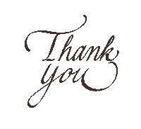 Thanks Lettering Sticker
