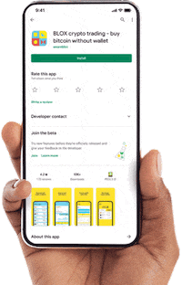 BLOX-app crypto bitcoin app btc Sticker