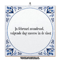 Winter Nl Sticker by Tegelspreuken.nl