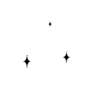 Black Star Space Sticker