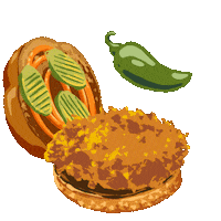 Fried Chicken Sandwich Sticker by Church's Chicken