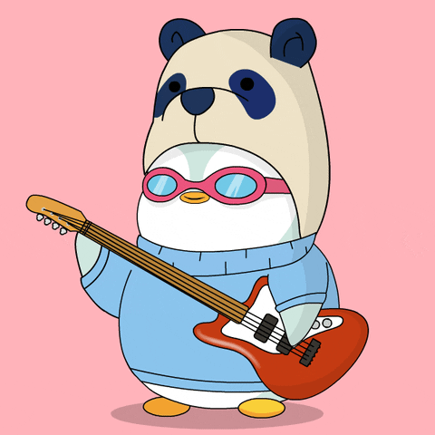Rock And Roll Dancing GIF by Pudgy Penguins