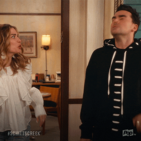 pop tv siblings GIF by Schitt's Creek