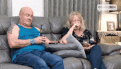 Couple Laughing GIF by Gogglebox Australia