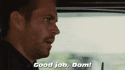 Fast And Furious Good Job GIF by The Fast Saga