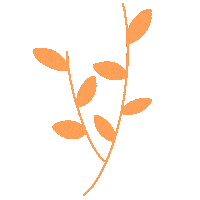 Fall Orange Sticker